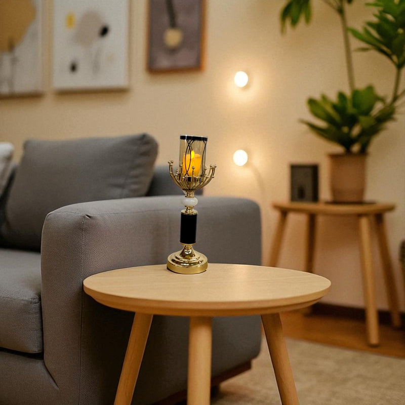 Imperial Lux Modern Metallic Candle Stand