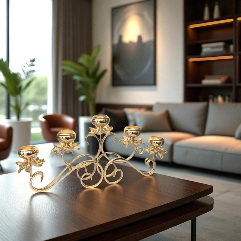 Versace-Inspired Candle Stand