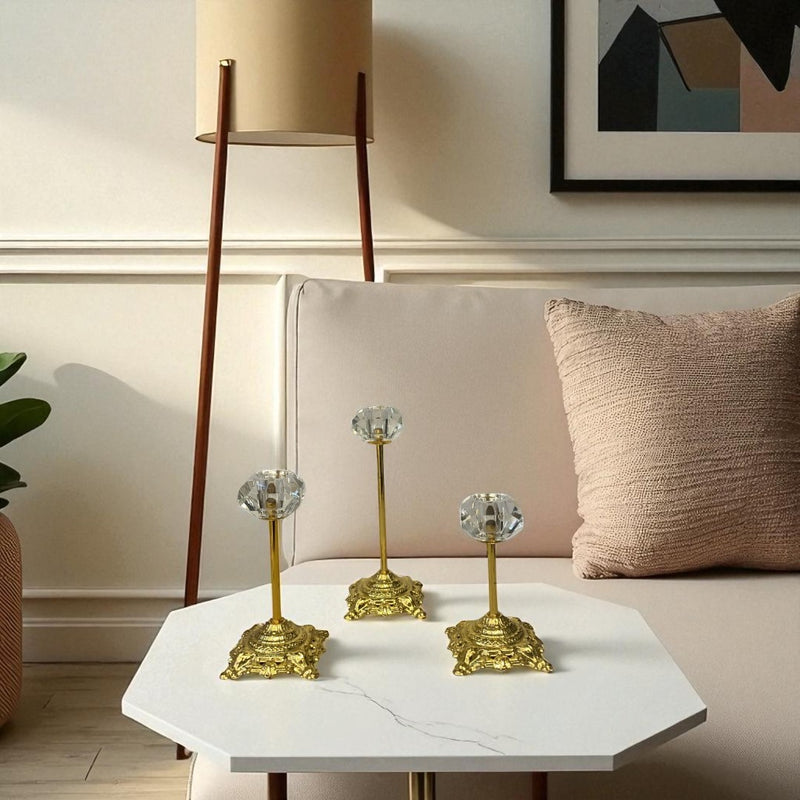 Crystal Candle Stands