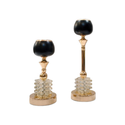 The Crowned Ember Crystal Candle Holder