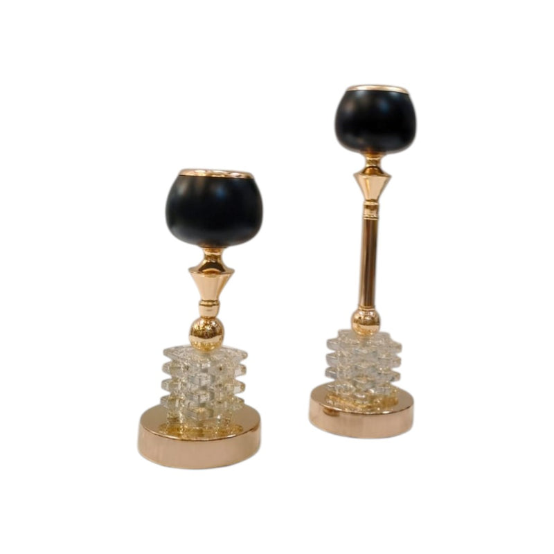 The Crowned Ember Crystal Candle Holder