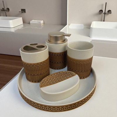 Terra Luxe Ceramic Bathroom Set