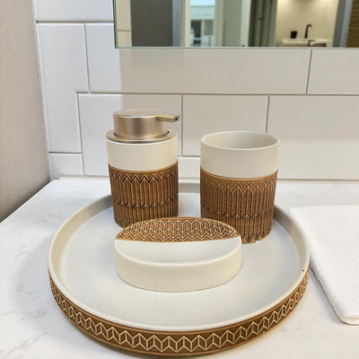 Terra Luxe Ceramic Bathroom Set