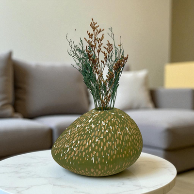 Luxury Modern Nordic Green Ceramic Vase