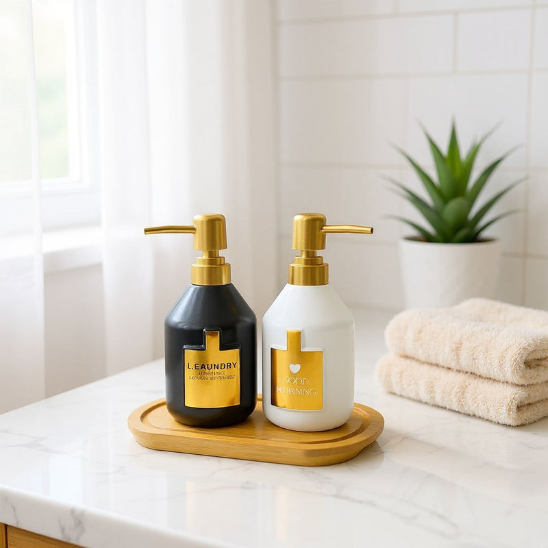 Luxe Duo Dispenser Set