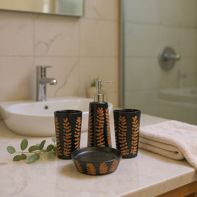 Midnight Black Bathroom Set