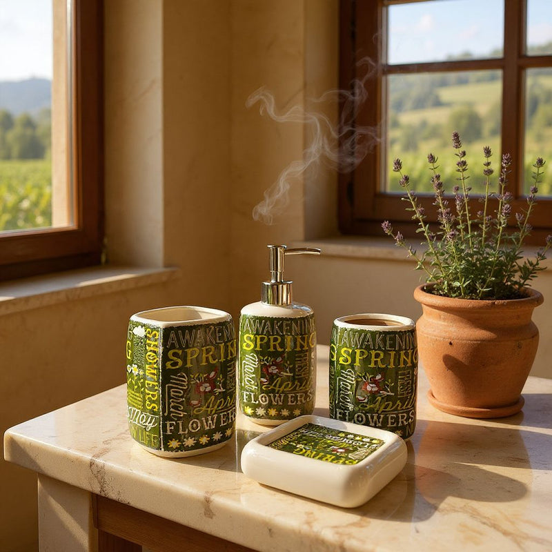 Verdant Harmony Bathroom Set