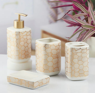 Honeycomb Luxe Bathroom Set