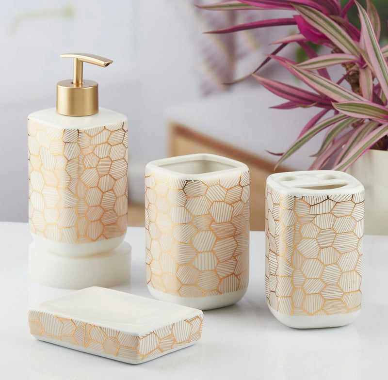 Honeycomb Luxe Bathroom Set