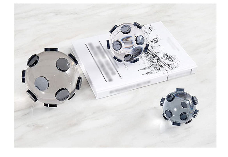 Modern Acrylic Beaded Crystal Balls Set