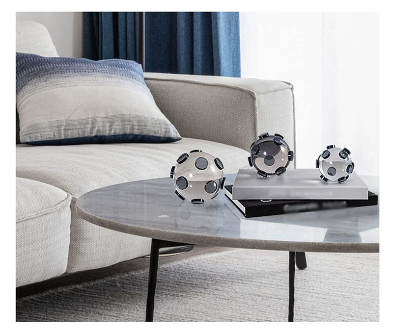 Modern Acrylic Beaded Crystal Balls Set