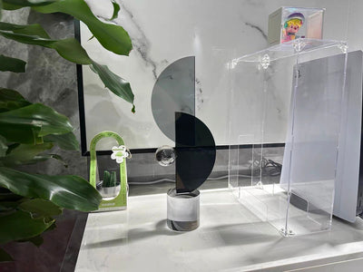 Modern Abstract Desk Crystal Sculpture