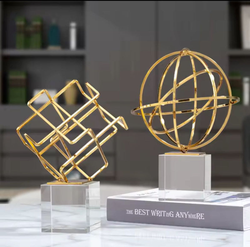 Modern Geometric Decor Sculptures