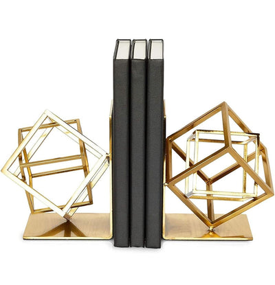 Elegant Brass Decorative Bookends