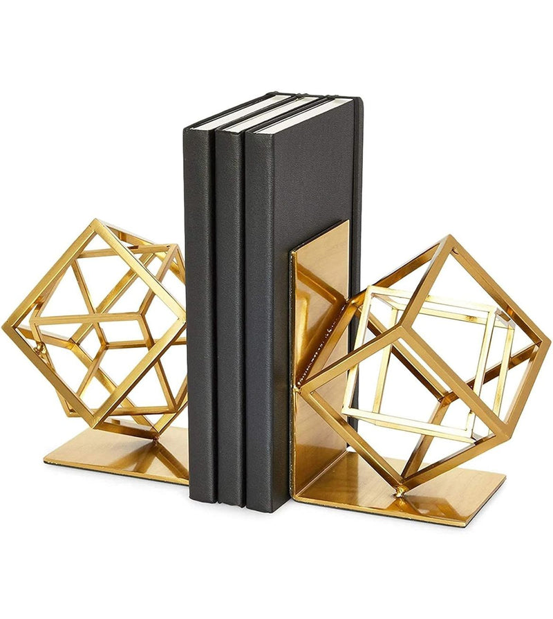 Elegant Brass Decorative Bookends