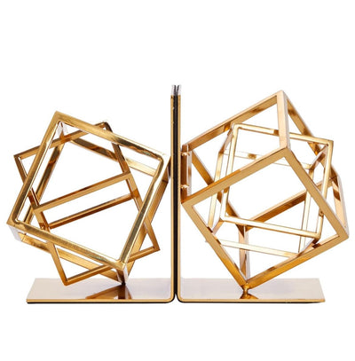 Elegant Brass Decorative Bookends