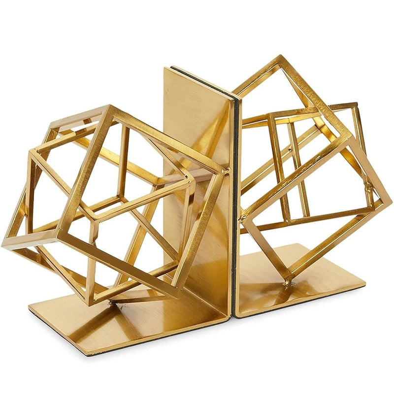 Elegant Brass Decorative Bookends