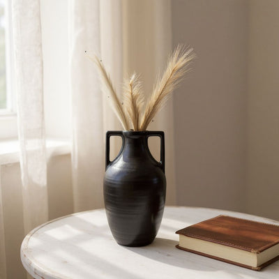 Obsidian Luxe Ceramic Vase