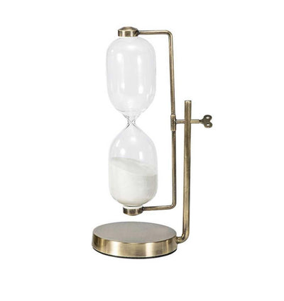 Timeless Grace Brass Hourglass Set