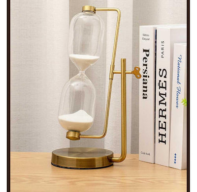 Timeless Grace Brass Hourglass Set