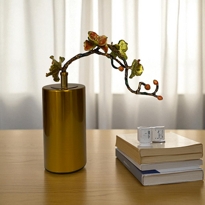 Golden Branch Blossom Sculpture