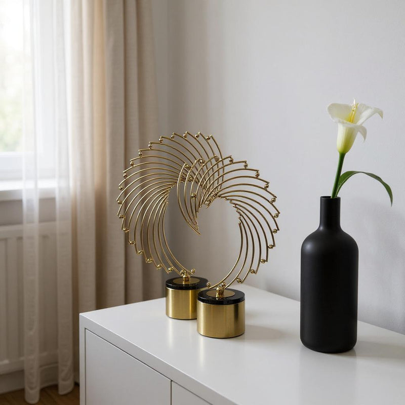 Golden Spiral Wave Sculptures