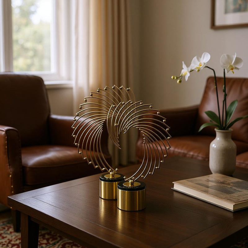 Golden Spiral Wave Sculptures