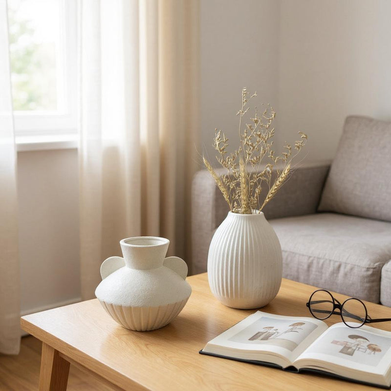 Serenity Duo Ceramic Vases