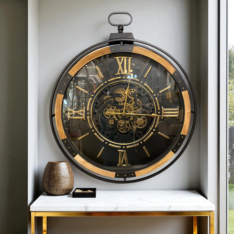 The Industrial Mechanism Gears Wall Clock