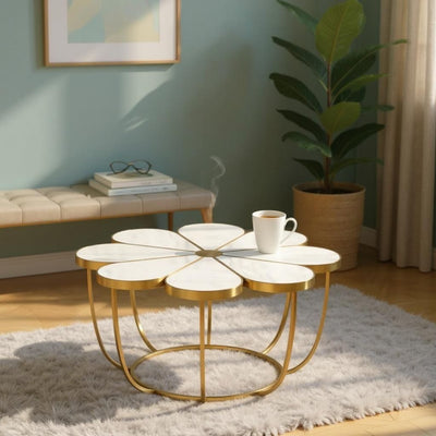 Golden Blossom Centre Table