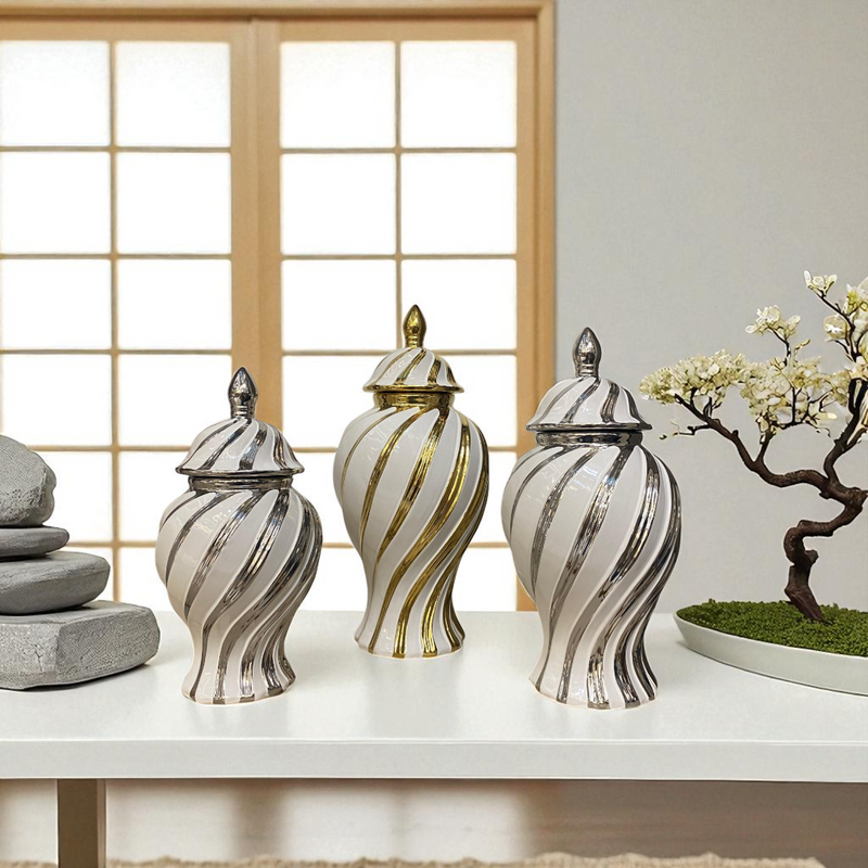 Twist Luxe Porcelain Candy Jars