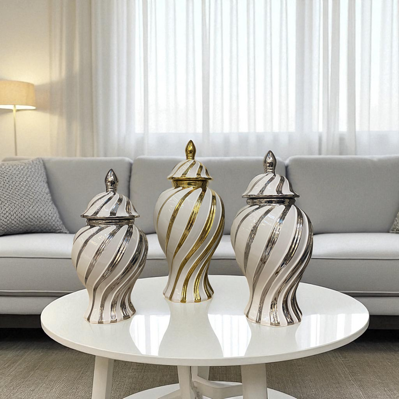 Twist Luxe Porcelain Candy Jars