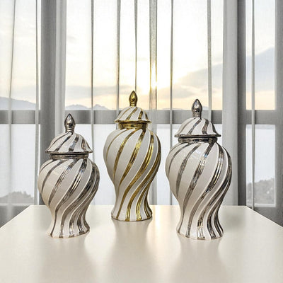 Twist Luxe Porcelain Candy Jars