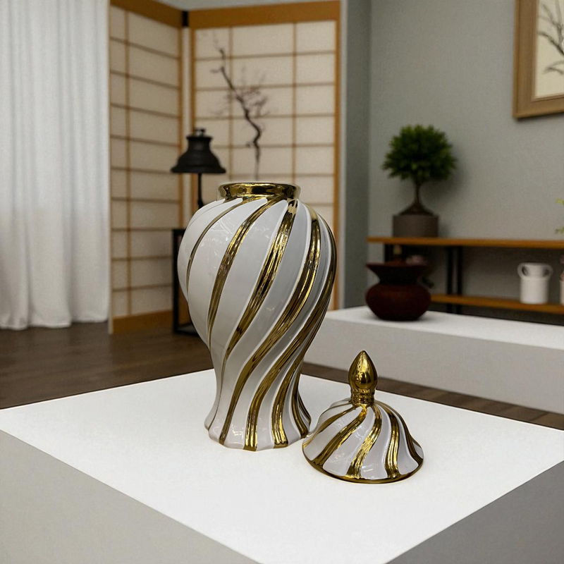 Twist Luxe Porcelain Candy Jars
