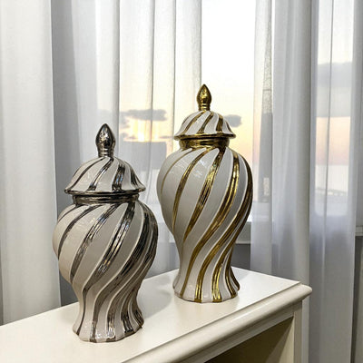 Twist Luxe Porcelain Candy Jars