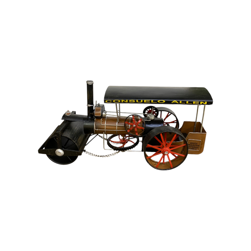 Metallic Vintage Road Roller Model
