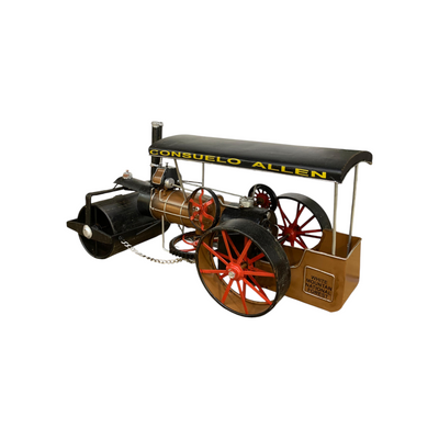 Metallic Vintage Road Roller Model