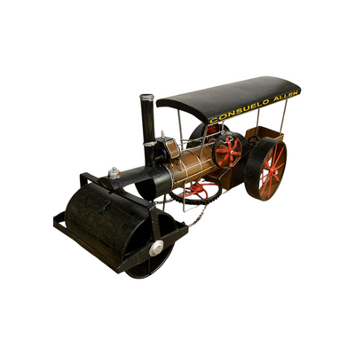Metallic Vintage Road Roller Model