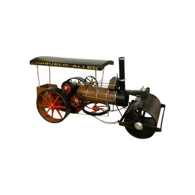 Metallic Vintage Road Roller Model