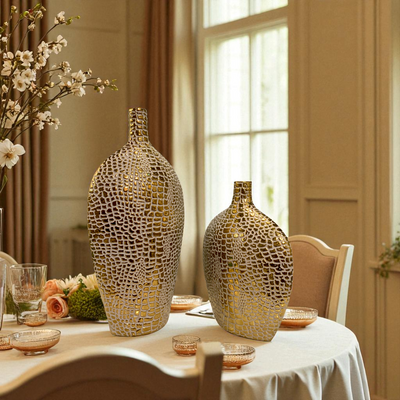 Luxora Mosaic Porcelain Vases