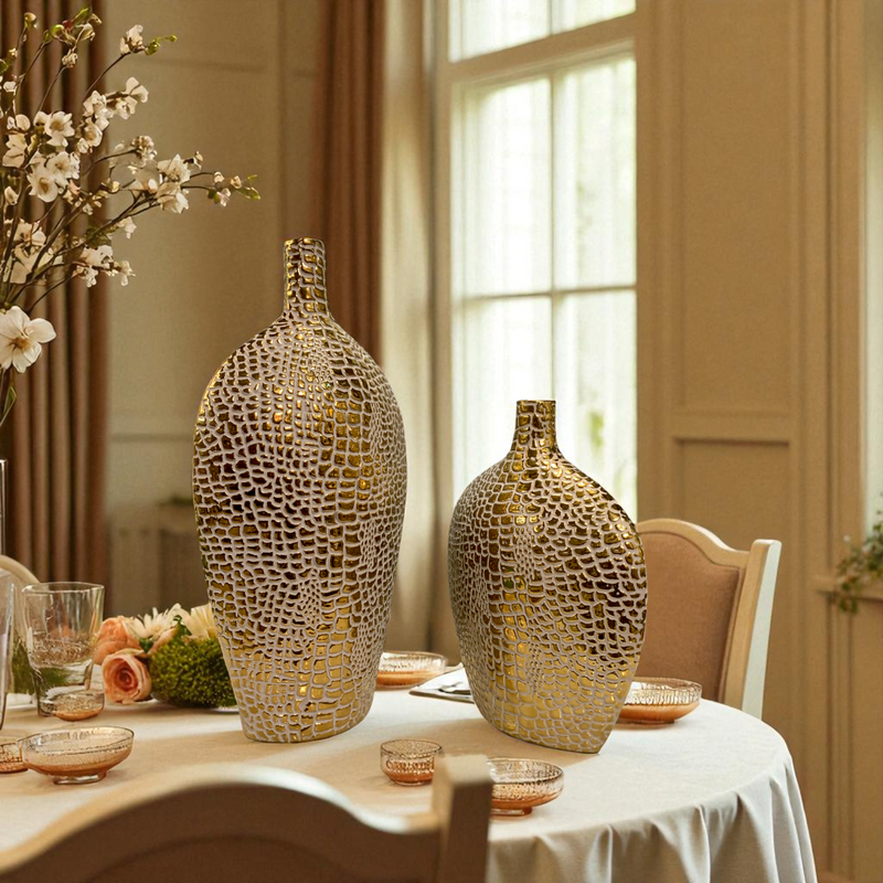 Luxora Mosaic Porcelain Vases