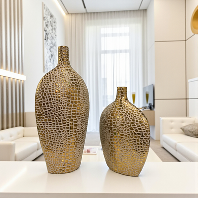 Luxora Mosaic Porcelain Vases