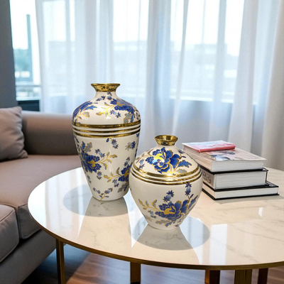 Imperial Blossom Porcelain Table Vases