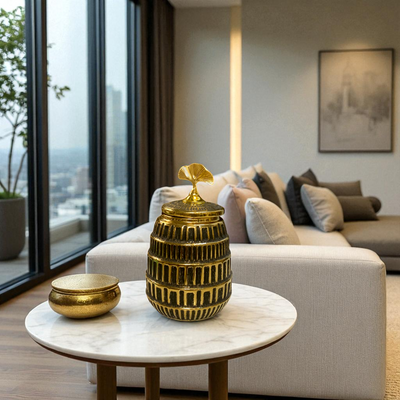 Regalia Falcon Black-Gold Candy Jars