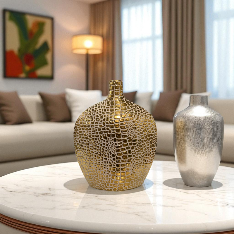 Luxora Mosaic Porcelain Vases