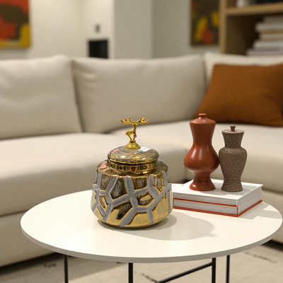 Luxe Mosaic Porcelain Jars