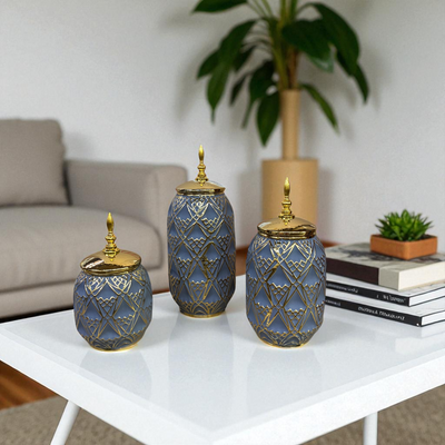 Majestic Royale Embossed Jars