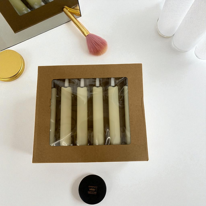 Flameless LED Drip Taper Candles