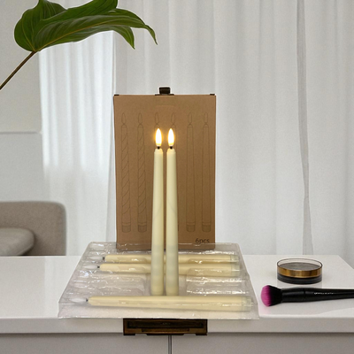 Flameless LED Long Taper Candles