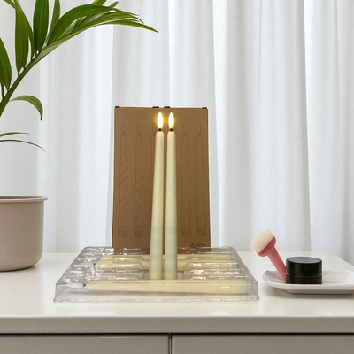 Flameless LED Long Taper Candles